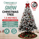 Christabelle Snow-Tipped Artificial Christmas Tree 1.5m - 550 Tips-2