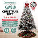 Christabelle Snow-Tipped Artificial Christmas Tree 1.8m - 850 Tips-2