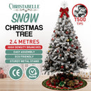 Christabelle Snow-Tipped Artificial Christmas Tree 2.4m 1500 Tips-2