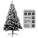Christabelle Snow-Tipped Artificial Christmas Tree 2.4m 1500 Tips-4