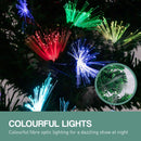 Christabelle 1.5m Pre-Lit Fibre Optic Artificial Christmas Tree with Multicolour Twinkling Star Lights-11