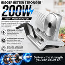 Pronti Electric Deli and Food Slicer with Adjustable Thickness - White-11