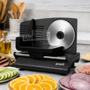 Pronti Electric Deli and Food Slicer with Adjustable Thickness - Black-12