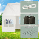 Wallaroo 6x6m Outdoor Event Marquee Gazebo Party Wedding Tent - White-9