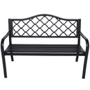 Wallaroo Steel Outdoor Garden Bench - Elegant-3