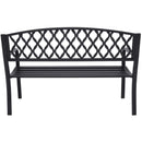 Wallaroo Steel Outdoor Garden Bench - Diamond-4
