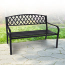 Wallaroo Steel Outdoor Garden Bench - Diamond-10