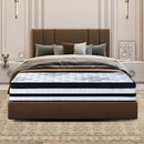 Laura Hill King Single Mattress Bed Size Euro Top 5 Zone Spring Foam 34cm-12