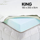 Laura Hill Cool Gel Memory Foam Mattress Topper - King-8