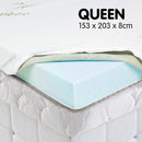 Laura Hill Cool Gel Memory Foam Mattress Topper - Queen-10