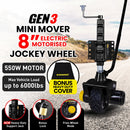 Mini Mover Gen3 12V 550W Electric Motorised Jockey Wheel - Black-2