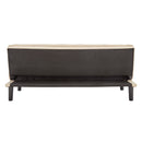 Sarantino 3 Seater Modular Faux Linen Fabric Sofa Bed Couch - Beige-8