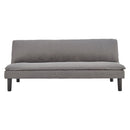 Sarantino 3 Seater Modular Faux Linen Fabric Sofa Bed Couch -Dark Grey-1