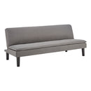 Sarantino 3 Seater Modular Faux Linen Fabric Sofa Bed Couch -Dark Grey-6