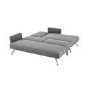 Sarantino Mia 3-Seater Corner Sofa Bed Chaise and Pillows Dark Grey-3
