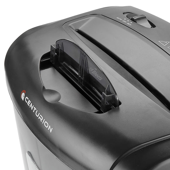 Centurion 21L Cross-Cut Office Shredder 10-Sheet Paper, CD & Credit Card Security