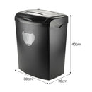 Centurion 21L Cross-Cut Office Shredder 10-Sheet Paper, CD & Credit Card Security-4