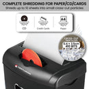 Centurion 21L Cross-Cut Office Shredder 10-Sheet Paper, CD & Credit Card Security-11