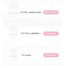 2 X Newborn Baby Food Fruit Nipple Feeder Pacifier Safety Silicone Feeding Tool Brown-3