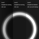 Ecoco Smart LED Light Cosmetic Makeup Mirror USB Touch Screen Home Desk Vanity 360° Pink-6