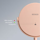 Ecoco Smart LED Light Cosmetic Makeup Mirror USB Touch Screen Home Desk Vanity 360° Pink-10