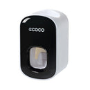Ecoco Wall mount auto ands Free Toothpaste Dispenser Automatic Toothpaste Squeezer Bathroom Toothpaste Holder Grey-12