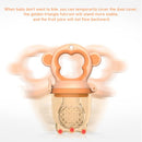 2 X Newborn Baby Food Fruit Nipple Feeder Pacifier Safety Silicone Feeding Tool Blue Small-2