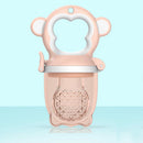 2 X Newborn Baby Food Fruit Nipple Feeder Pacifier Safety Silicone Feeding Tool Brown Large-4