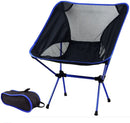 Ultralight Aluminum Alloy Folding Camping Camp Chair Outdoor Hiking Patio Backpacking Brown-11