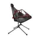 Camping Chair Foldable Swing Luxury Recliner Relaxation Swinging Comfort Lean Back Outdoor Folding Chair Outdoor Freestyle Portable Folding Rocking Chair Blue-6