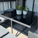 Horrocks 8 Seater Outdoor Dining Set-Black-12