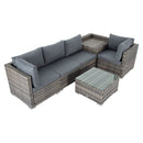 6PCS Outdoor Modular Lounge Sofa Coogee-Grey-7