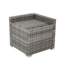 6PCS Outdoor Modular Lounge Sofa Coogee-Grey-11