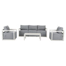 Alfresco 5-Seater Deep-Seated Patio Set – White-3