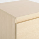 Bedside Table Side Storage Cabinet Nightstand Bedroom 2 Drawer JOSS OAK-8