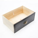 2X Bedside Table 3 Drawer Vintage Side Table Storage Cabinet Bedroom CLARA BLACK-8