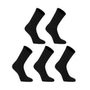 5X Rexy 3D Seamless Crew Socks Small Slim Breathable BLACK-1