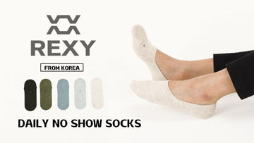 5X Small Daily No Show Socks - MULTI COLOUR	5X Rexy Daily No Show Ankle Socks Small Non-Slip Breath - 0