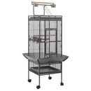 YES4PETS 153 cm Large Bird Budgie Cage Parrot Aviary With Metal Tray and  Wheel-1