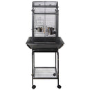 YES4PETS Large Bird Budgie Cage Parrot Aviary Carrier With Stand & Wheel-4