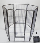 YES4PETS 6 Panel 120 cm Heavy Duty Pet Dog Cat Rabbit Playpen Fence With Cover-1
