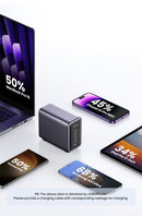 UGREEN 35045 Nexode 300W USB-C GaN 5-Port Desktop Charger-5