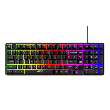 AOC GK116B/97 Wired RGB Gaming Keyboard 120-key - 0