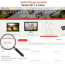 BENFEI 000200BK [VESA Certified] DP to DP Male to Male Cable 3M Supports 8K@60Hz Compatible with Lenovo, Dell, HP, ASUS and More-3