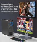 CHOETECH XDH01 4K 60Hz DisplayPort Male to HDMI Male Braided Cable 2M-7