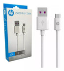 HP DHC-TC100 USB-A to USB-C Cable, Charge and Sync, 1M, White-3