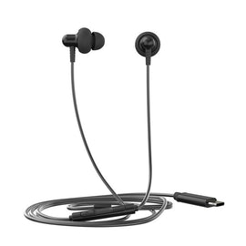 HP DHH-1126-BK TUSB-C Headphones Black with Microphone - 0