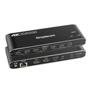 Simplecom KM590 2-Port USB-C Dual 4K HDMI Monitor KVM Switch and Docking Station with Network Sharing-1