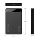 Simplecom SE109 Tool-free 2.5" SATA HDD SSD to USB-C Enclosure USB 3.2 Gen 1-3