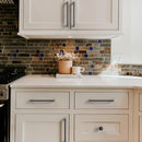 Black Zinc Kitchen Cabinet Handles Drawer Bar Handle Pull 128mm-6